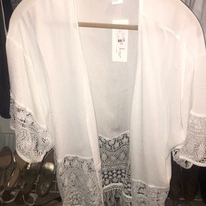 White brand new kimono